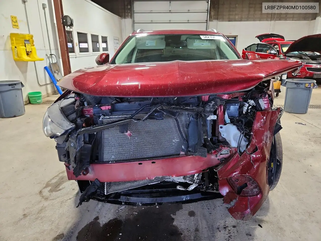 2021 Buick Envision Essence VIN: LRBFZPR40MD100580 Lot: 58215056