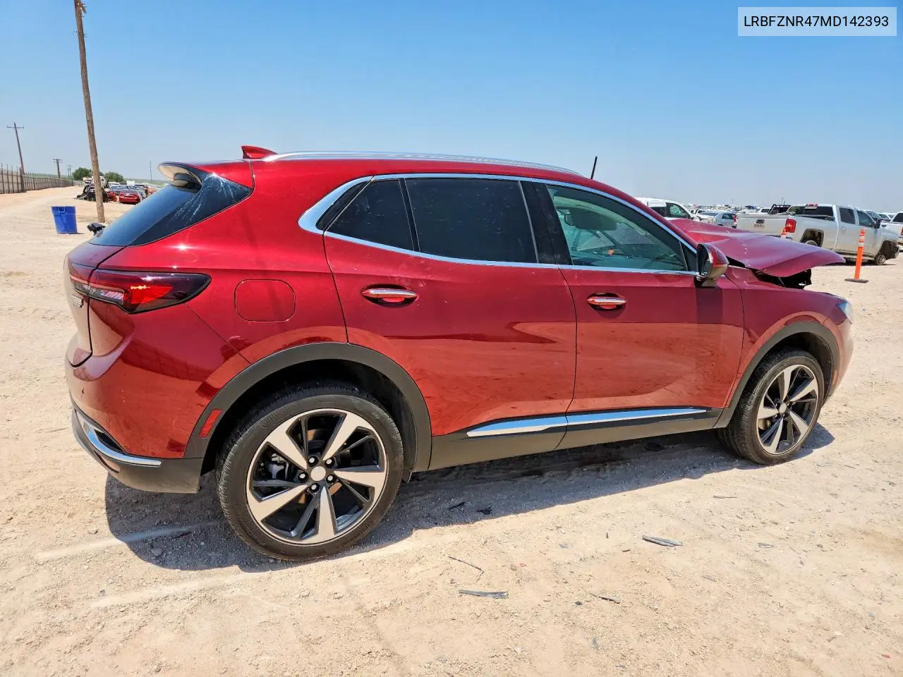2021 Buick Envision Essence VIN: LRBFZNR47MD142393 Lot: 58553176