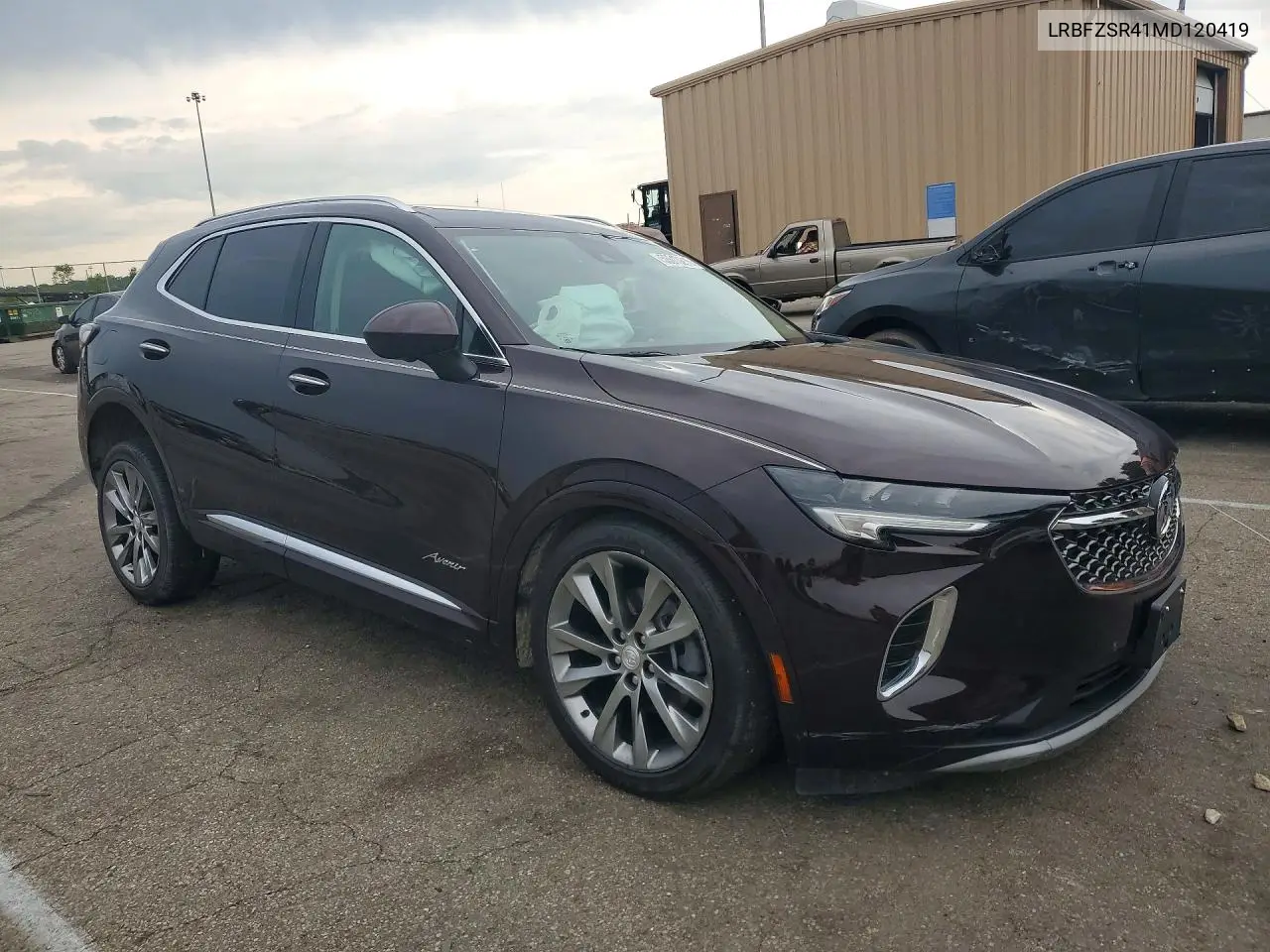 2021 Buick Envision Avenir VIN: LRBFZSR41MD120419 Lot: 58610216