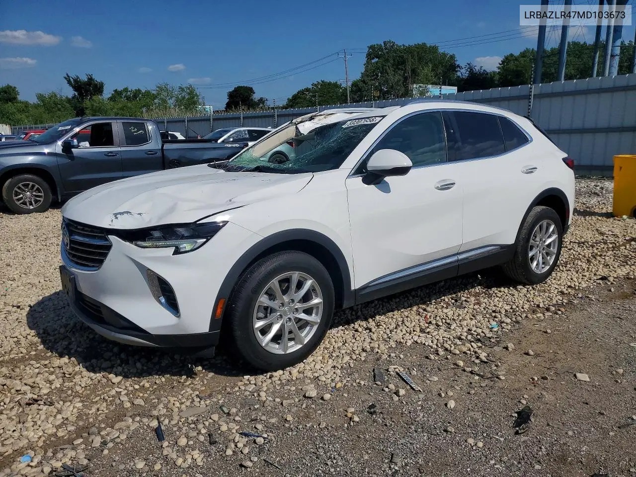 2021 Buick Envision Preferred VIN: LRBAZLR47MD103673 Lot: 59307856