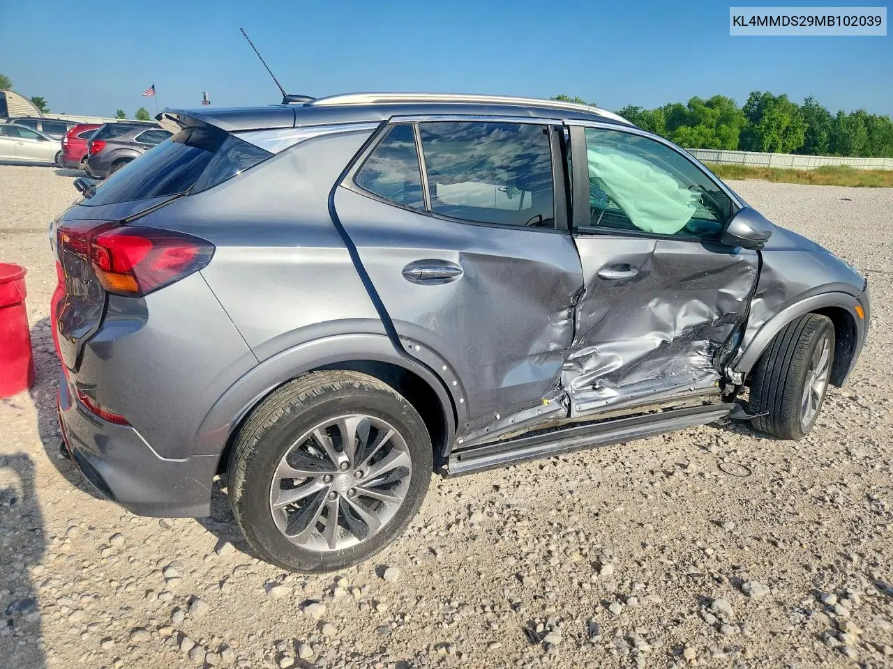 2021 Buick Encore Gx Select VIN: KL4MMDS29MB102039 Lot: 59646456