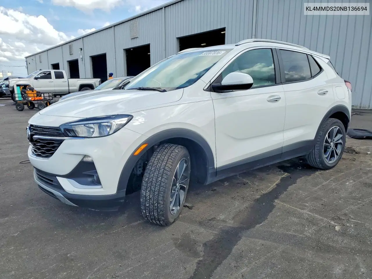 2022 Buick Encore Gx Select VIN: KL4MMDS20NB136694 Lot: 55567836