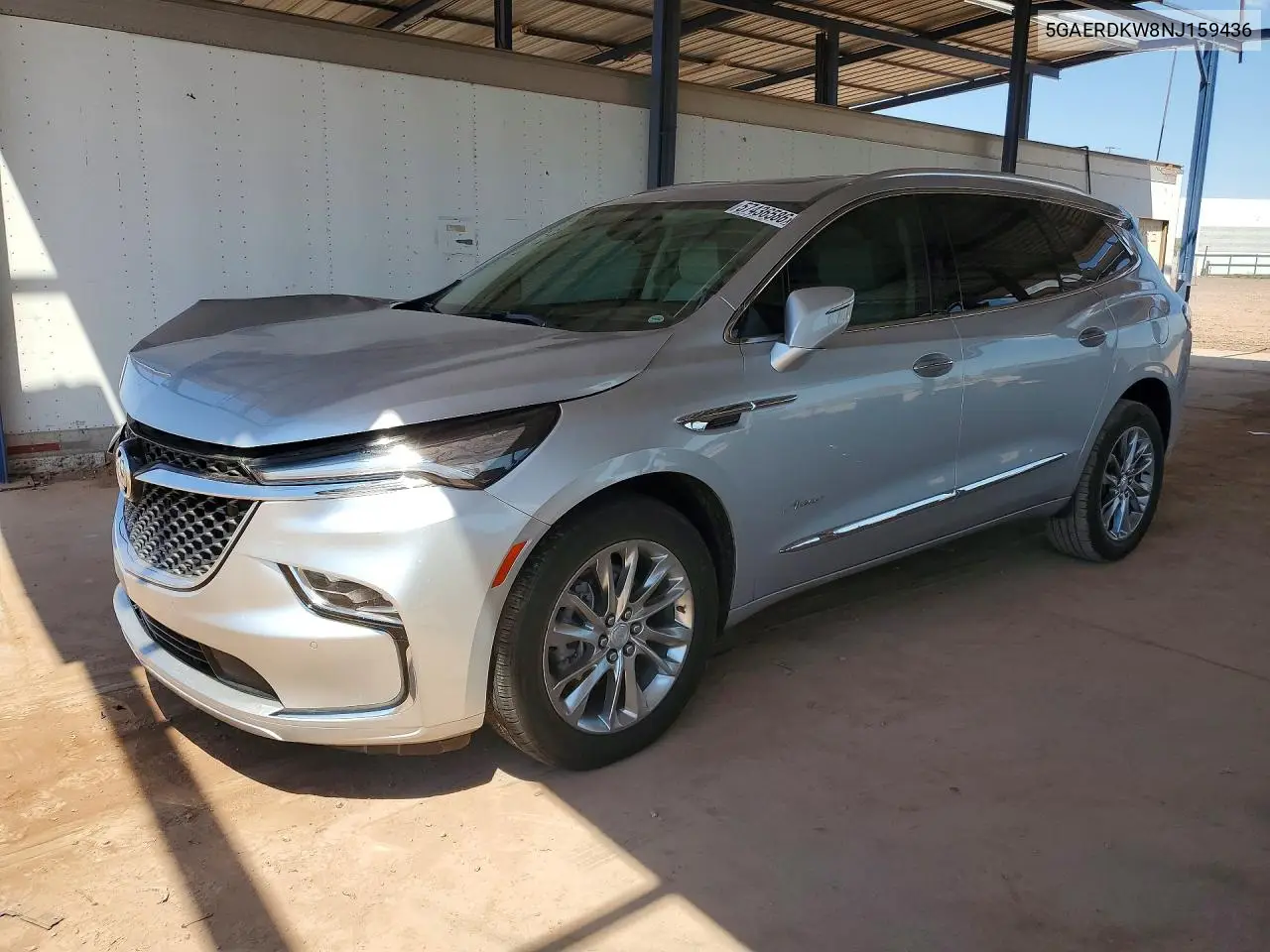 2022 Buick Enclave Avenir VIN: 5GAERDKW8NJ159436 Lot: 57436586