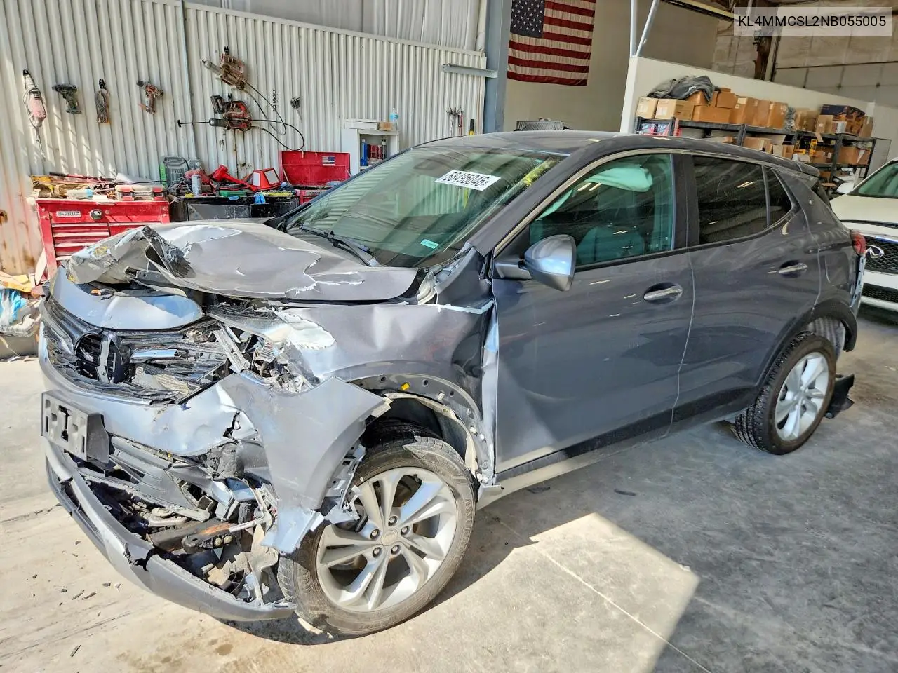 2022 Buick Encore Gx Preferred VIN: KL4MMCSL2NB055005 Lot: 58495046
