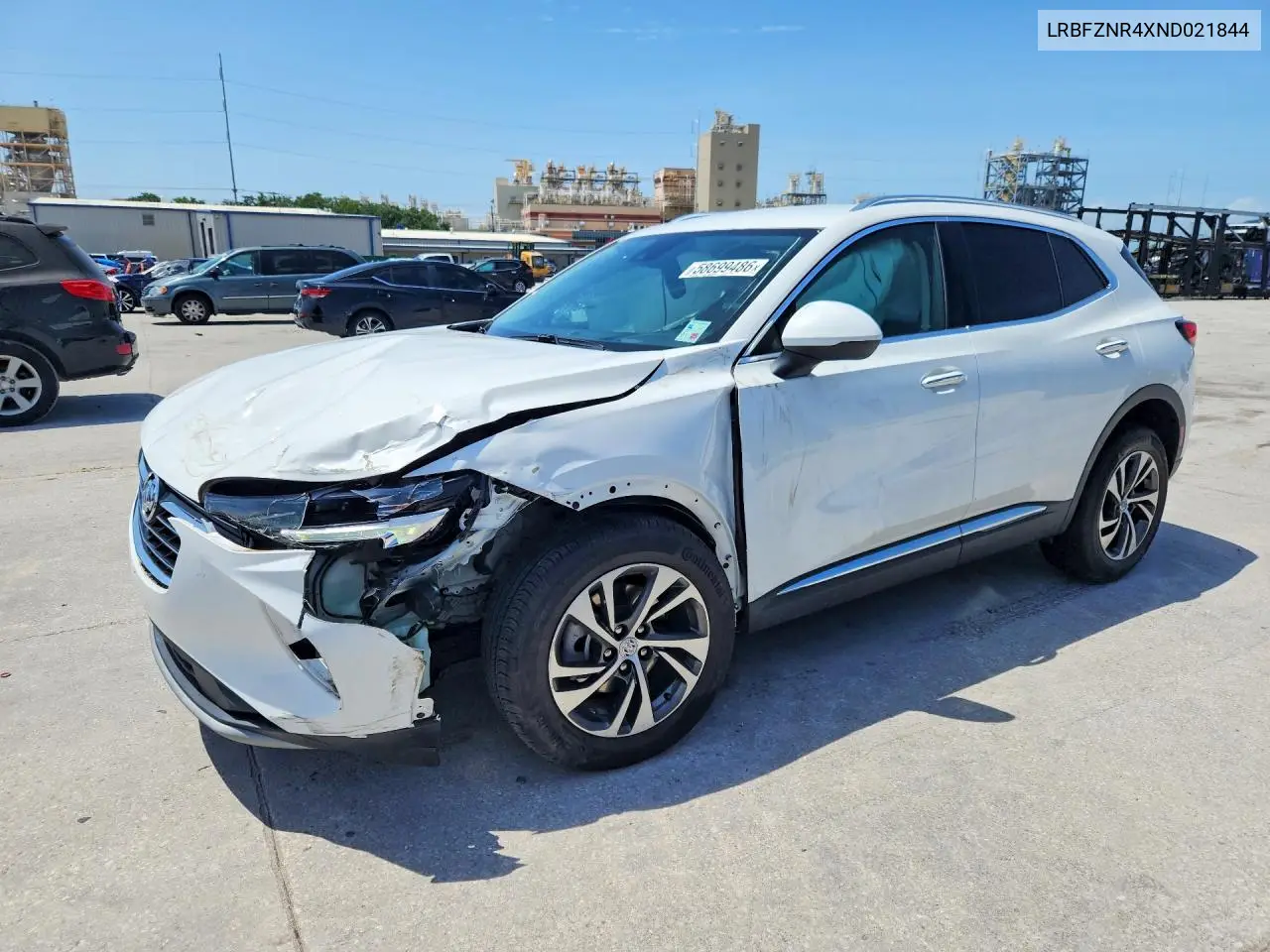 2022 Buick Envision Essence VIN: LRBFZNR4XND021844 Lot: 58699486