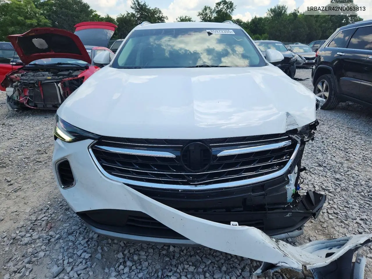 2022 Buick Envision Preferred VIN: LRBAZLR42ND063813 Lot: 85972355