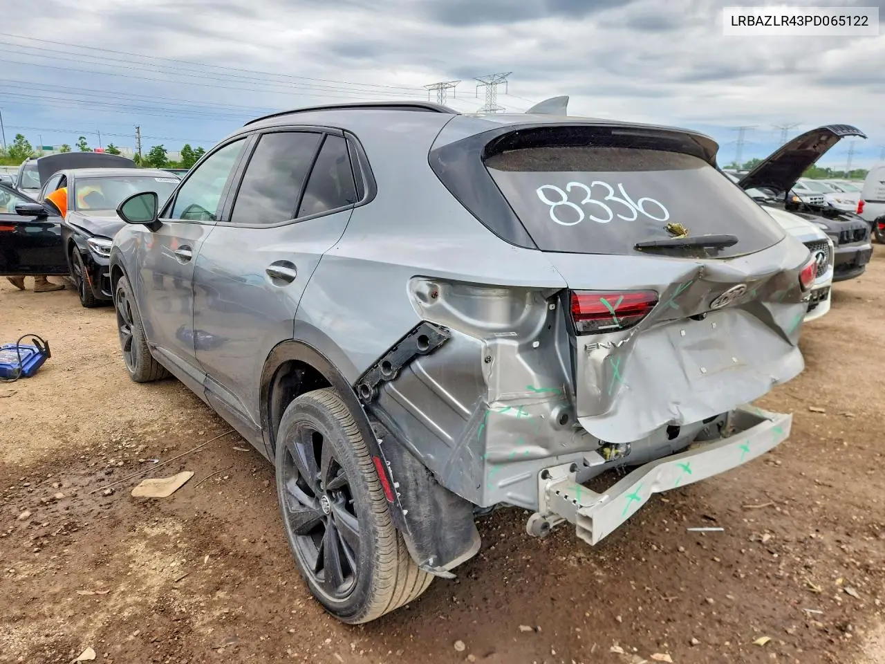 2023 Buick Envision Preferred VIN: LRBAZLR43PD065122 Lot: 58471256
