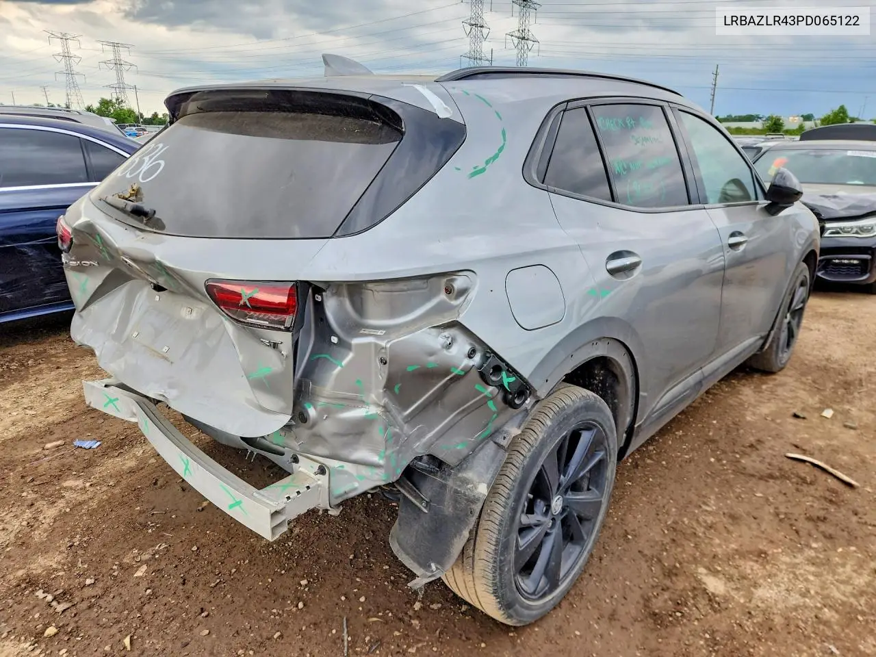 2023 Buick Envision Preferred VIN: LRBAZLR43PD065122 Lot: 58471256