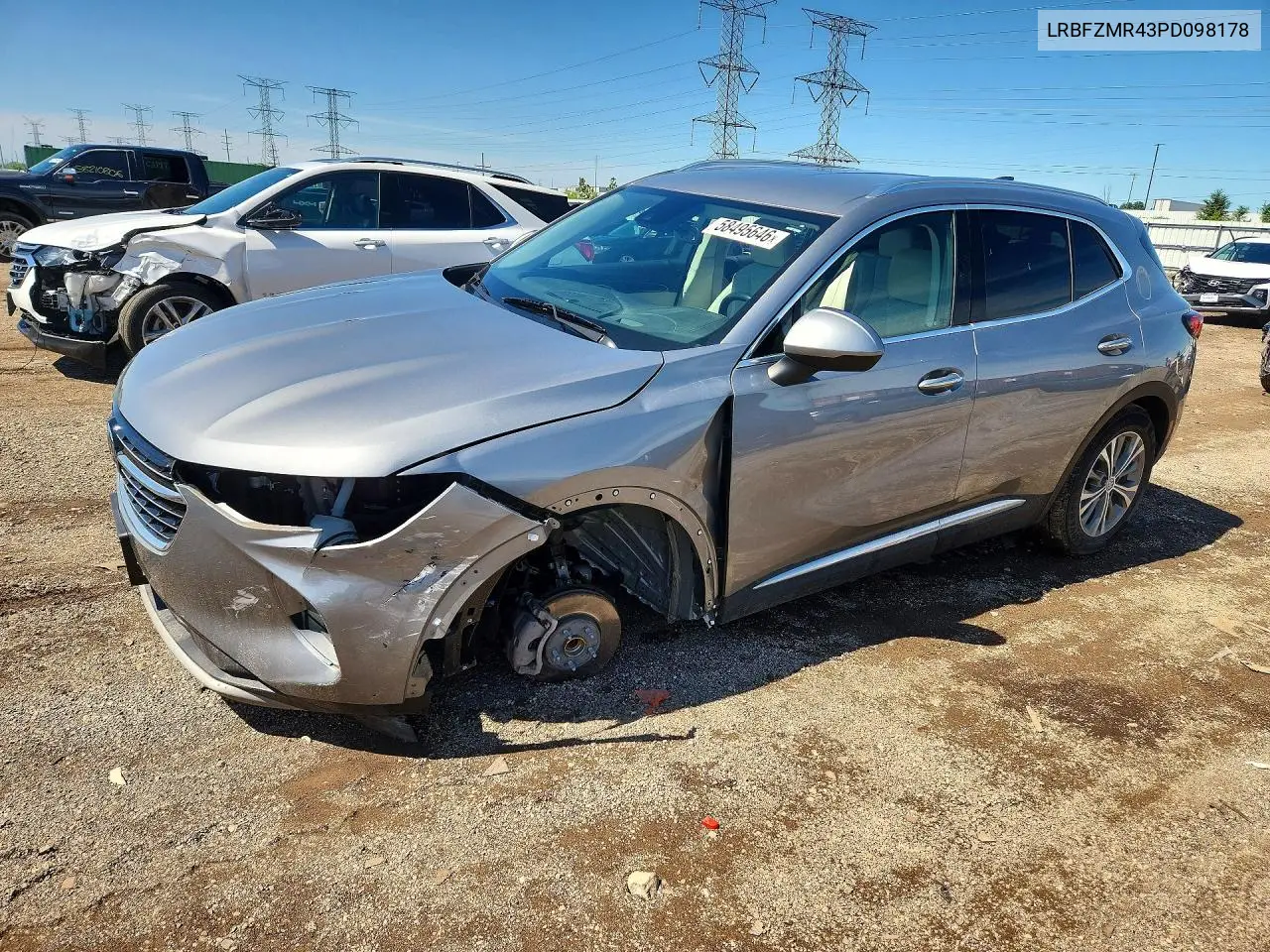 2023 Buick Envision Preferred VIN: LRBFZMR43PD098178 Lot: 58495646