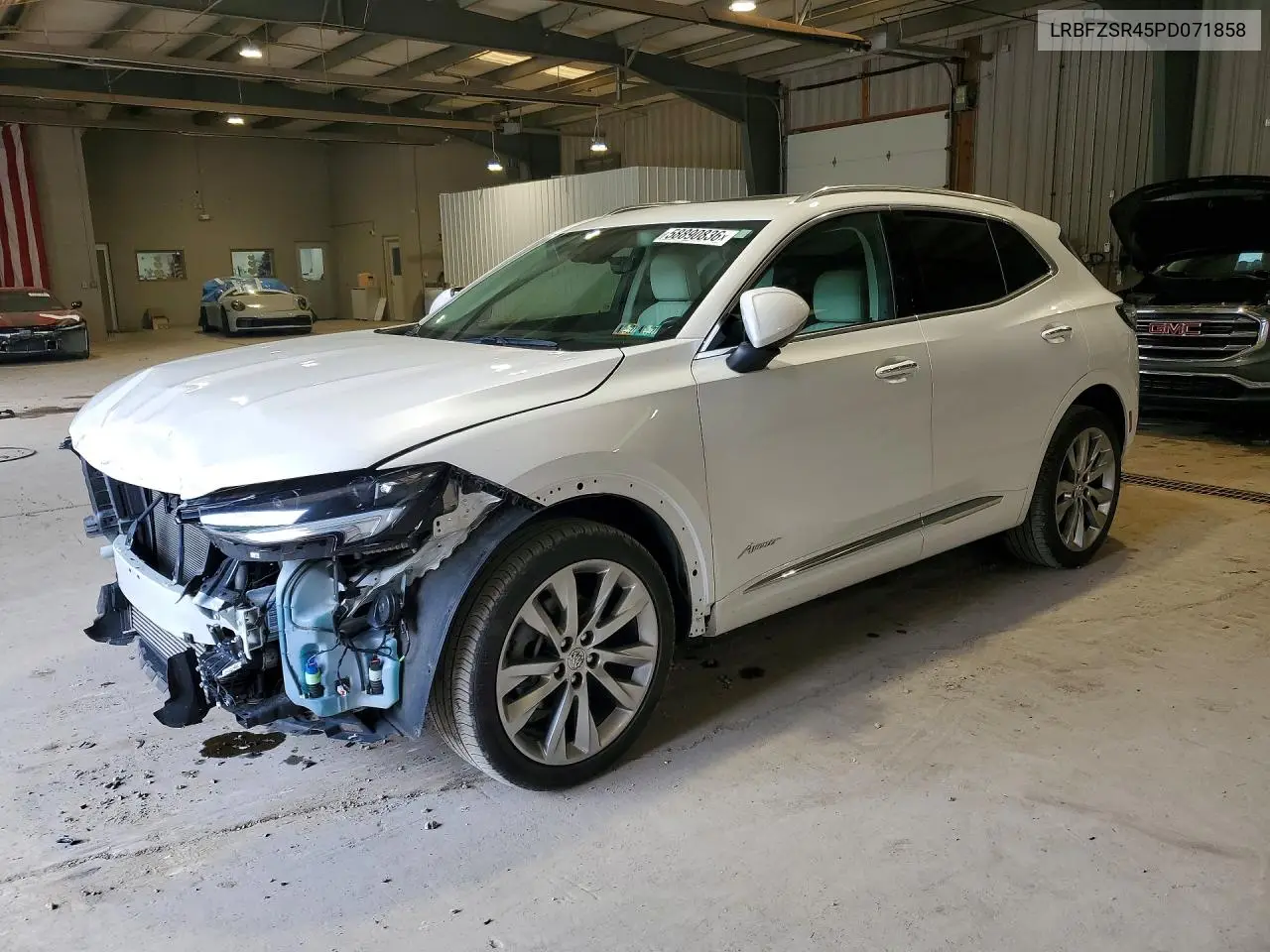 2023 Buick Envision Avenir VIN: LRBFZSR45PD071858 Lot: 58890836