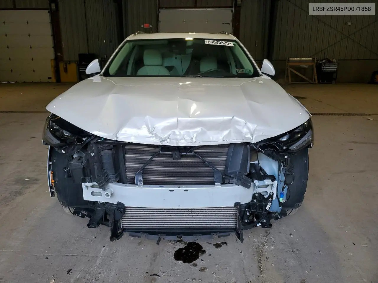 2023 Buick Envision Avenir VIN: LRBFZSR45PD071858 Lot: 58890836