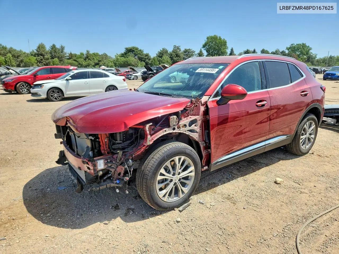 2023 Buick Envision Preferred VIN: LRBFZMR48PD167625 Lot: 59114496