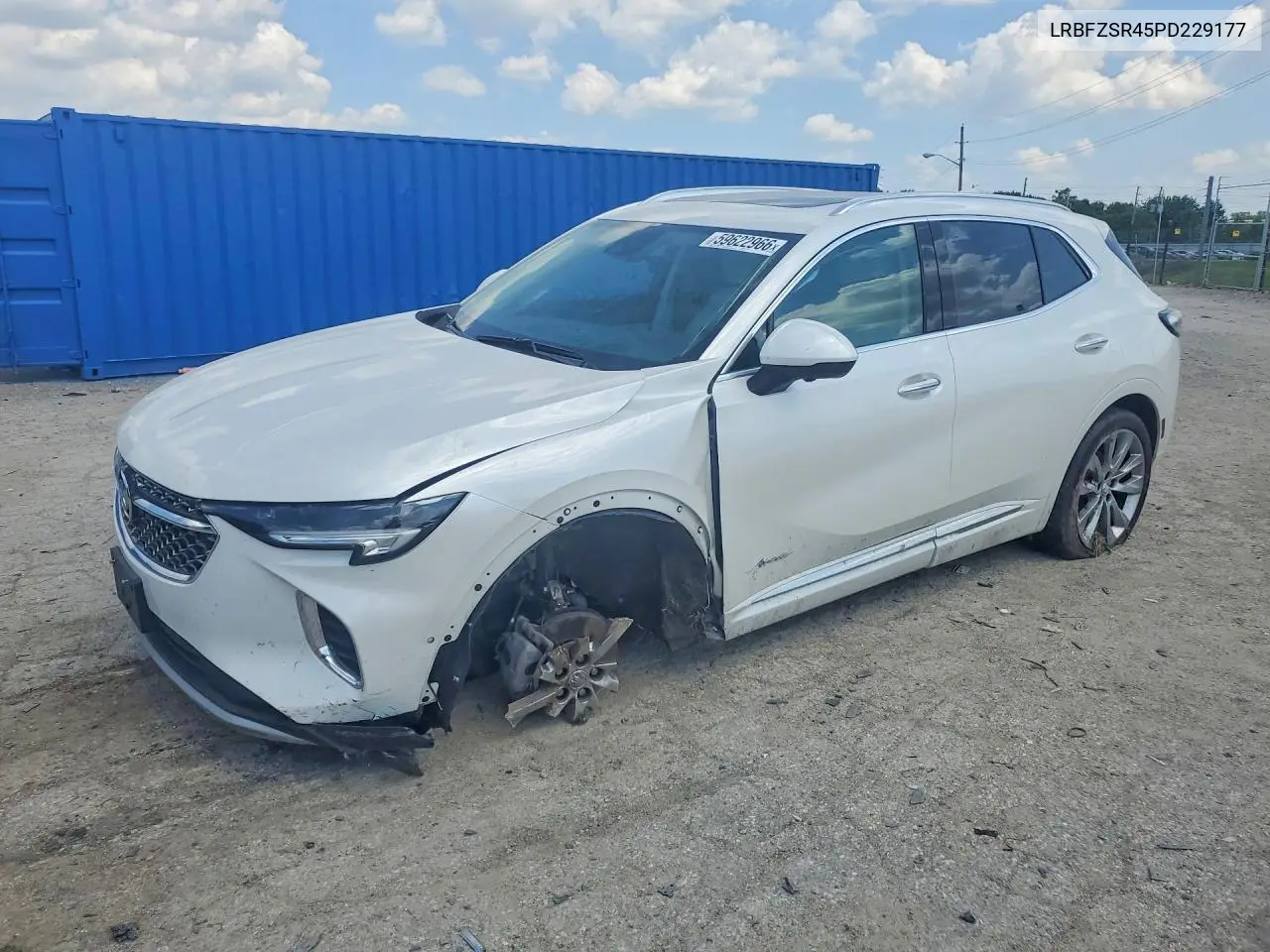 2023 Buick Envision Avenir VIN: LRBFZSR45PD229177 Lot: 59622966