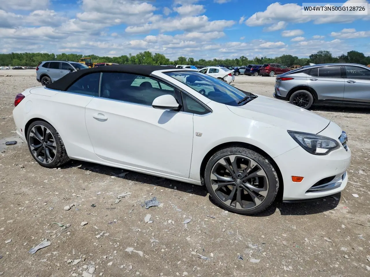 2016 Buick Cascada Premium VIN: W04WT3N50GG128726 Lot: 53068646