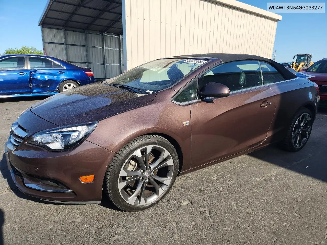 2016 Buick Cascada Premium VIN: W04WT3N54GG033277 Lot: 53411686