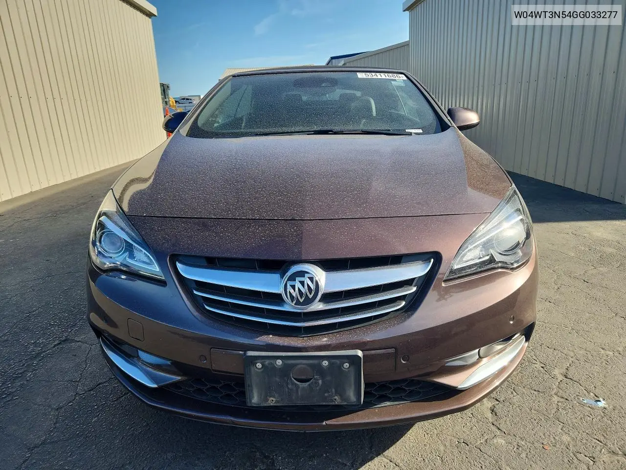 2016 Buick Cascada Premium VIN: W04WT3N54GG033277 Lot: 53411686