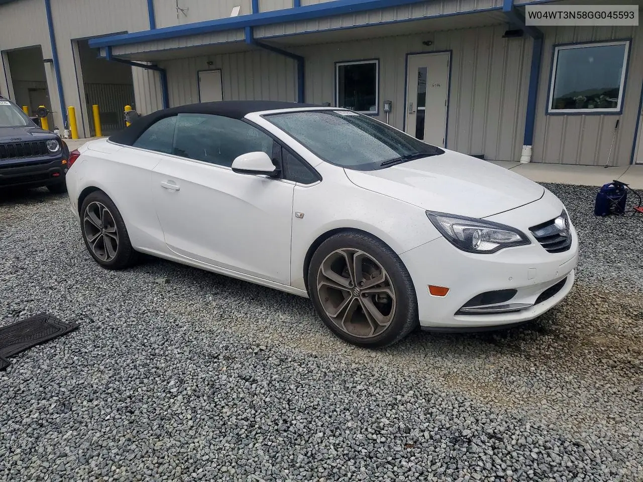 2016 Buick Cascada Premium VIN: W04WT3N58GG045593 Lot: 55769526