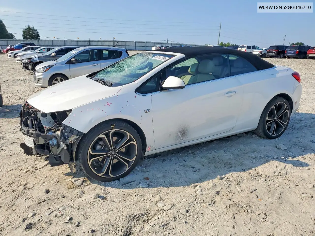2016 Buick Cascada Premium VIN: W04WT3N52GG046710 Lot: 57112596
