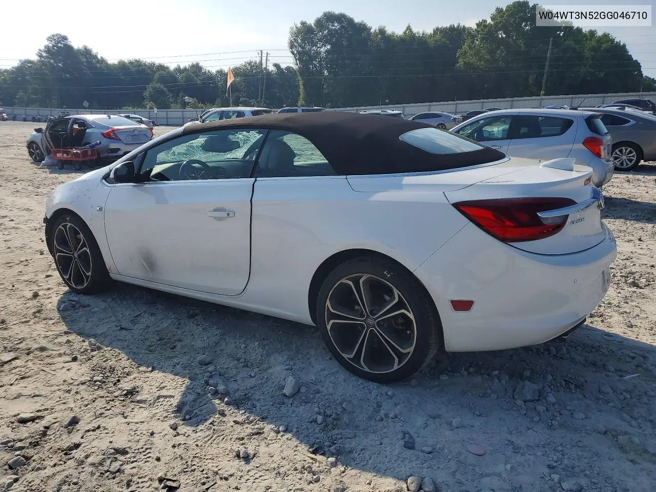 2016 Buick Cascada Premium VIN: W04WT3N52GG046710 Lot: 57112596