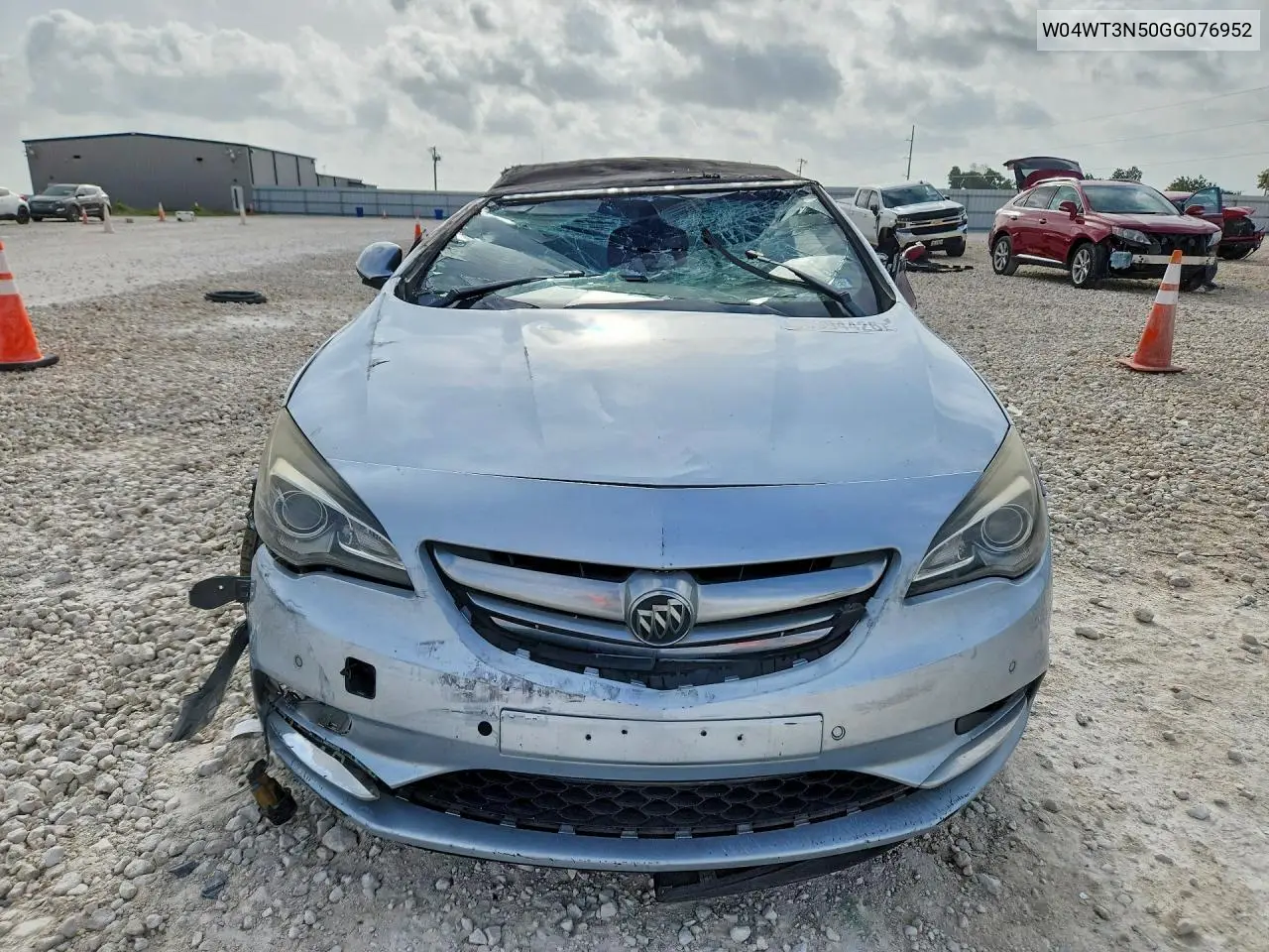2016 Buick Cascada Premium VIN: W04WT3N50GG076952 Lot: 58994426