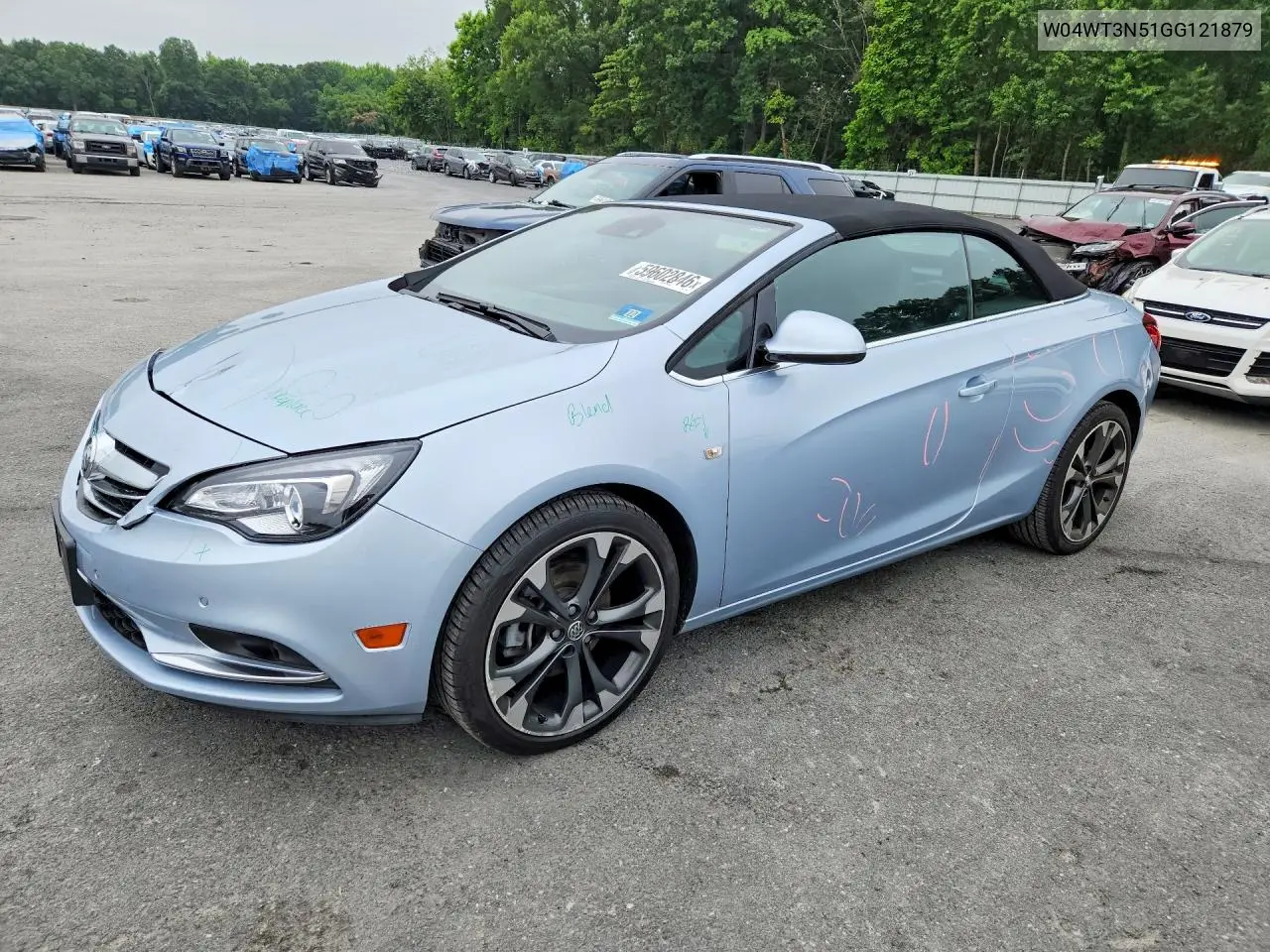 2016 Buick Cascada Premium VIN: W04WT3N51GG121879 Lot: 59602846