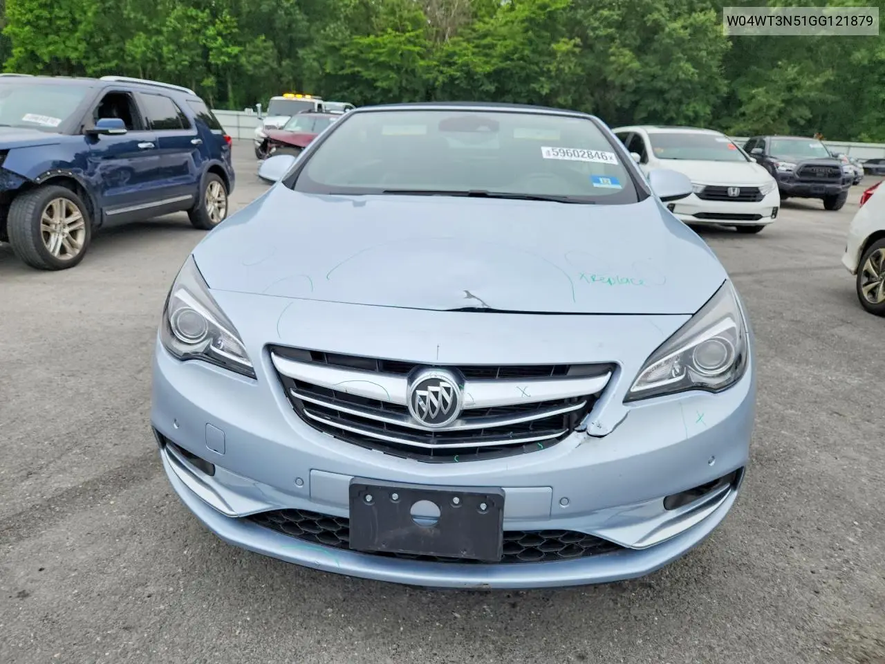 2016 Buick Cascada Premium VIN: W04WT3N51GG121879 Lot: 59602846