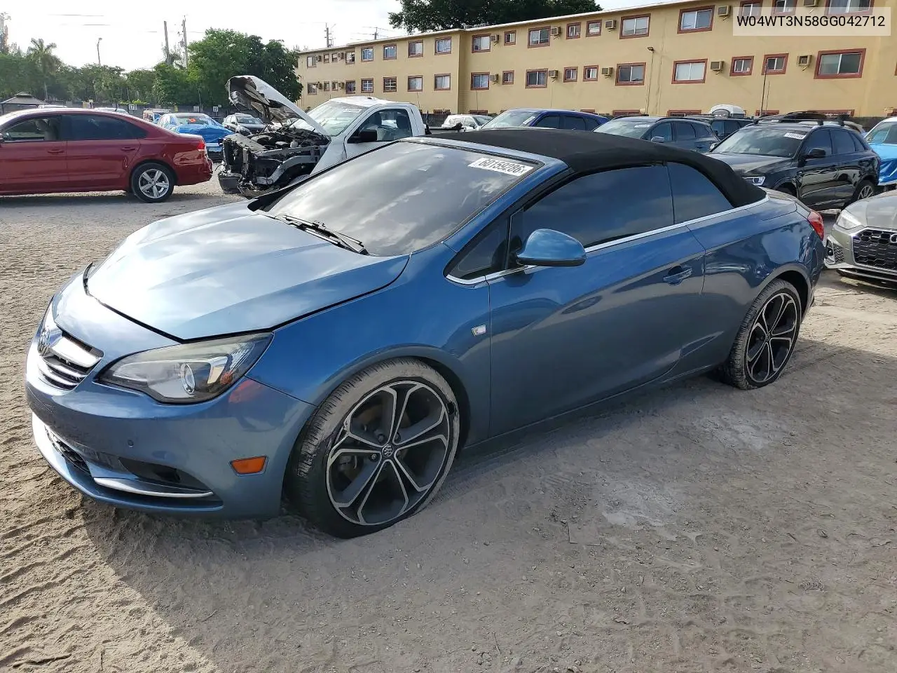 2016 Buick Cascada Premium VIN: W04WT3N58GG042712 Lot: 60159286
