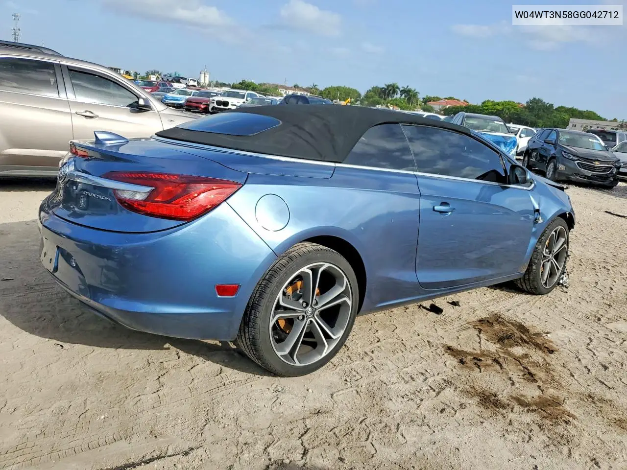2016 Buick Cascada Premium VIN: W04WT3N58GG042712 Lot: 60159286