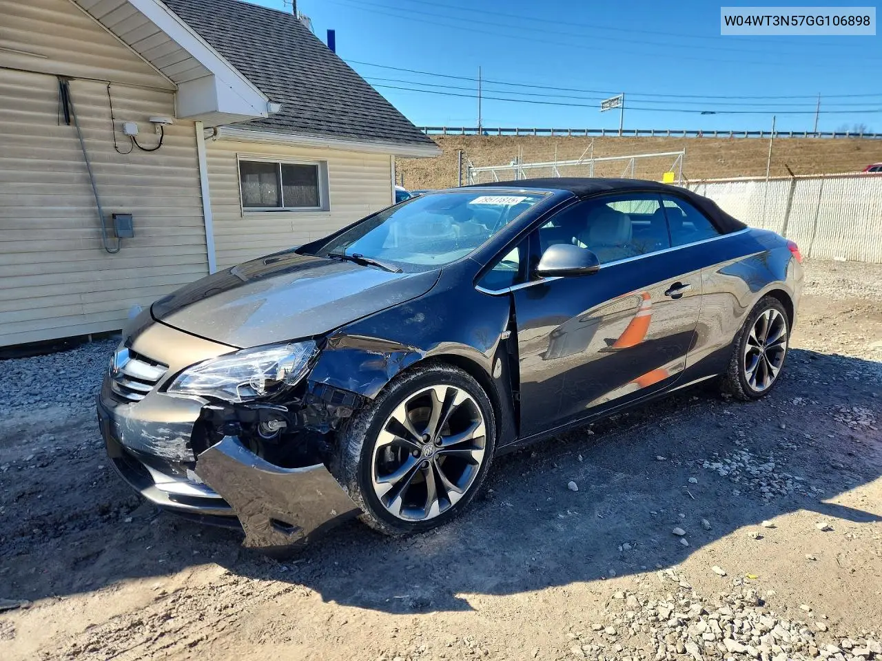 2016 Buick Cascada VIN: W04WT3N57GG106898 Lot: 79511815