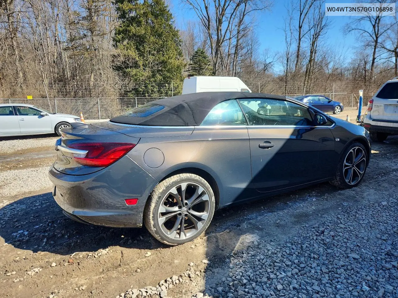 2016 Buick Cascada VIN: W04WT3N57GG106898 Lot: 79511815