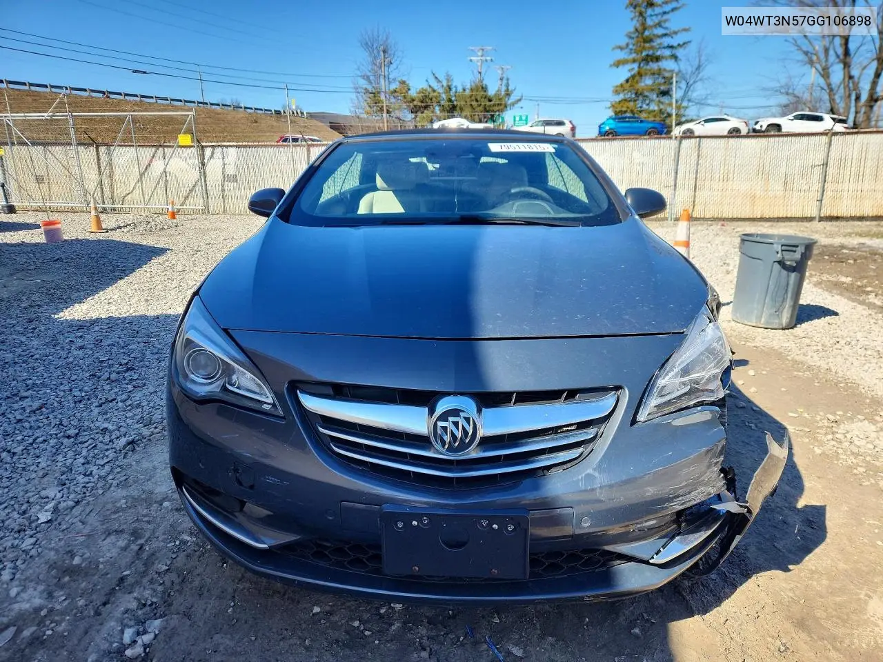 2016 Buick Cascada VIN: W04WT3N57GG106898 Lot: 79511815