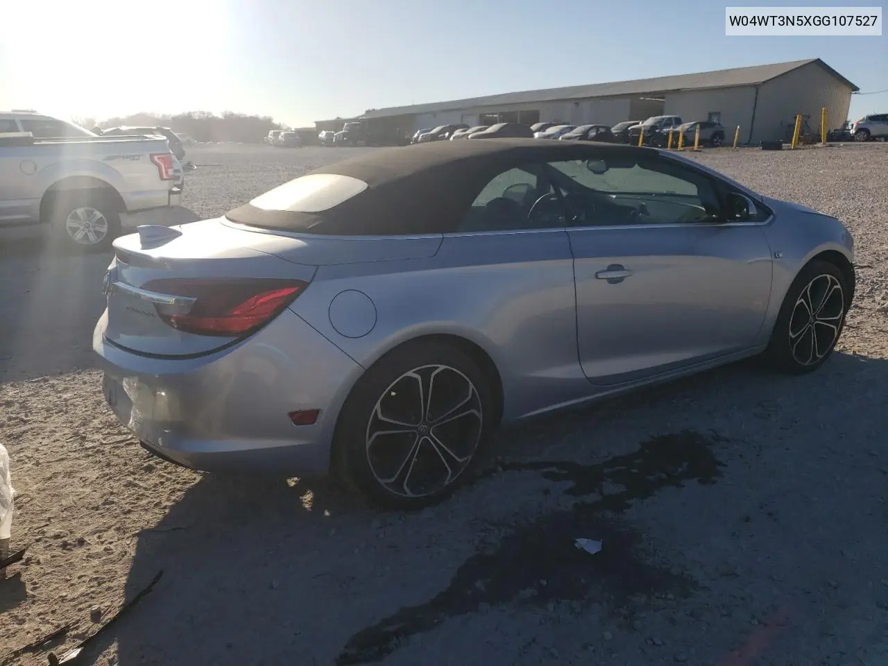 2016 Buick Cascada Premium VIN: W04WT3N5XGG107527 Lot: 91702635