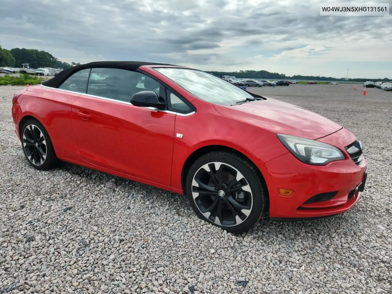 2017 Buick Cascada Sport Touring VIN: W04WJ3N5XHG131561 Lot: 59838456