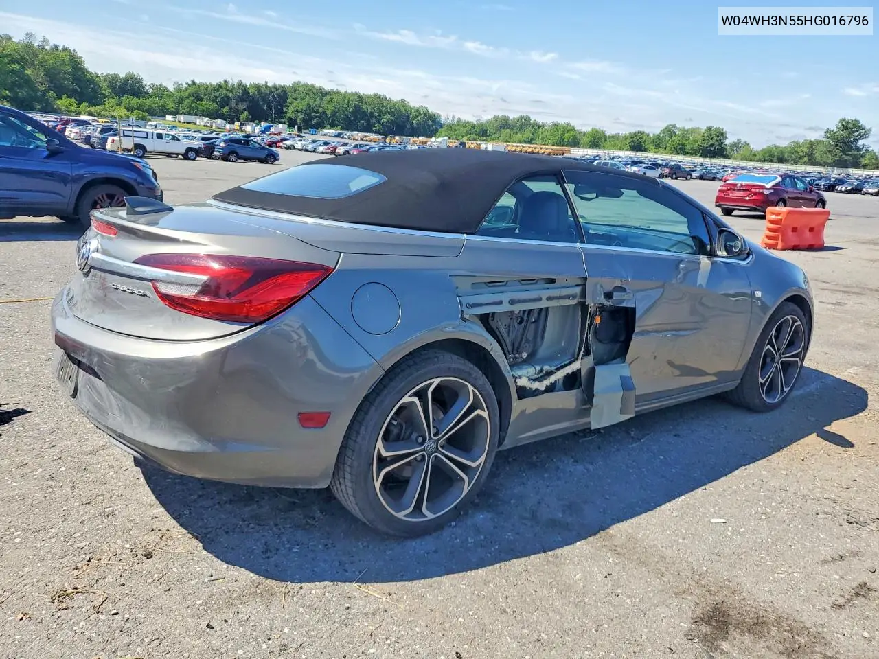 2017 Buick Cascada VIN: W04WH3N55HG016796 Lot: 60150366