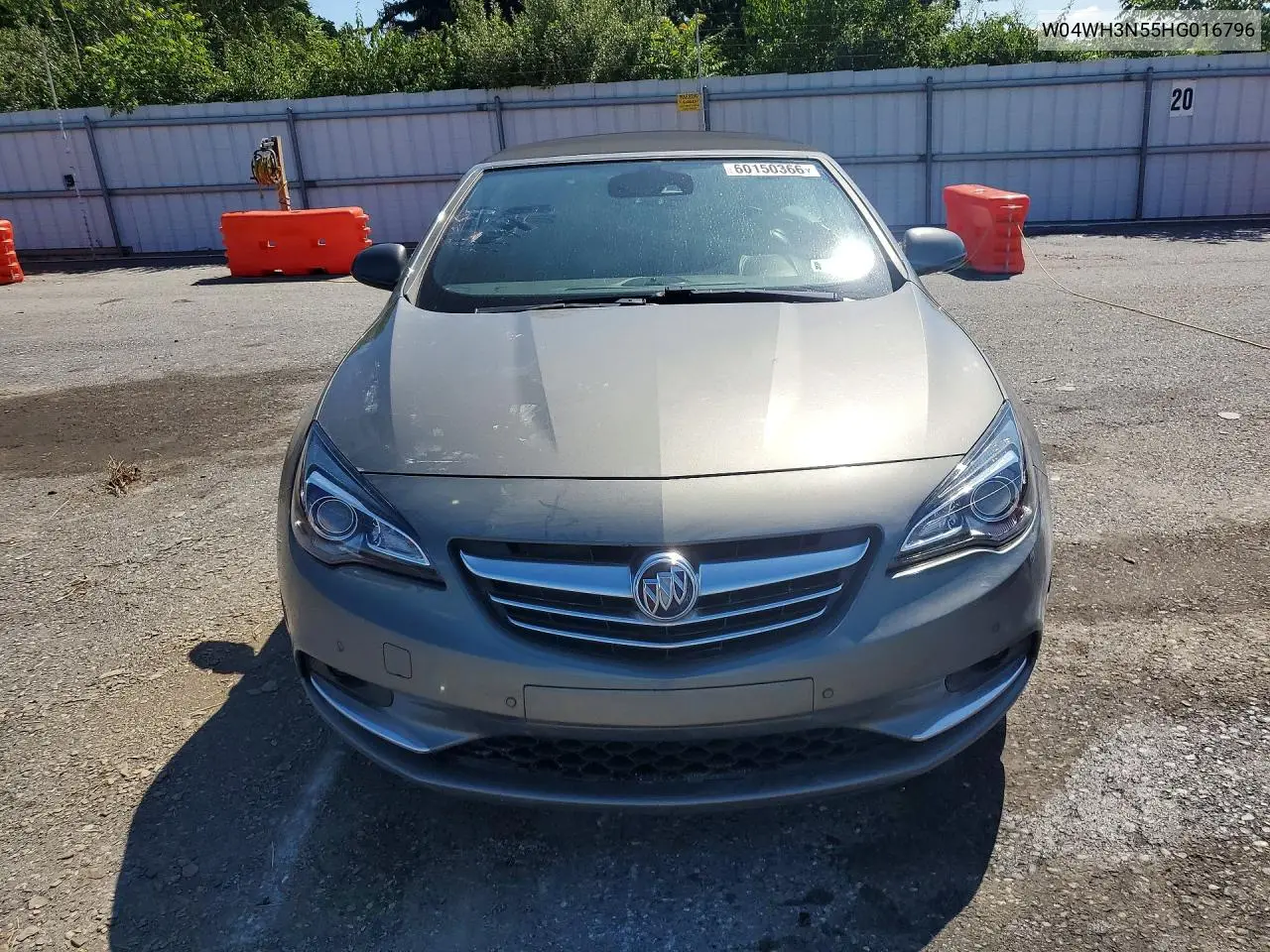 2017 Buick Cascada VIN: W04WH3N55HG016796 Lot: 60150366