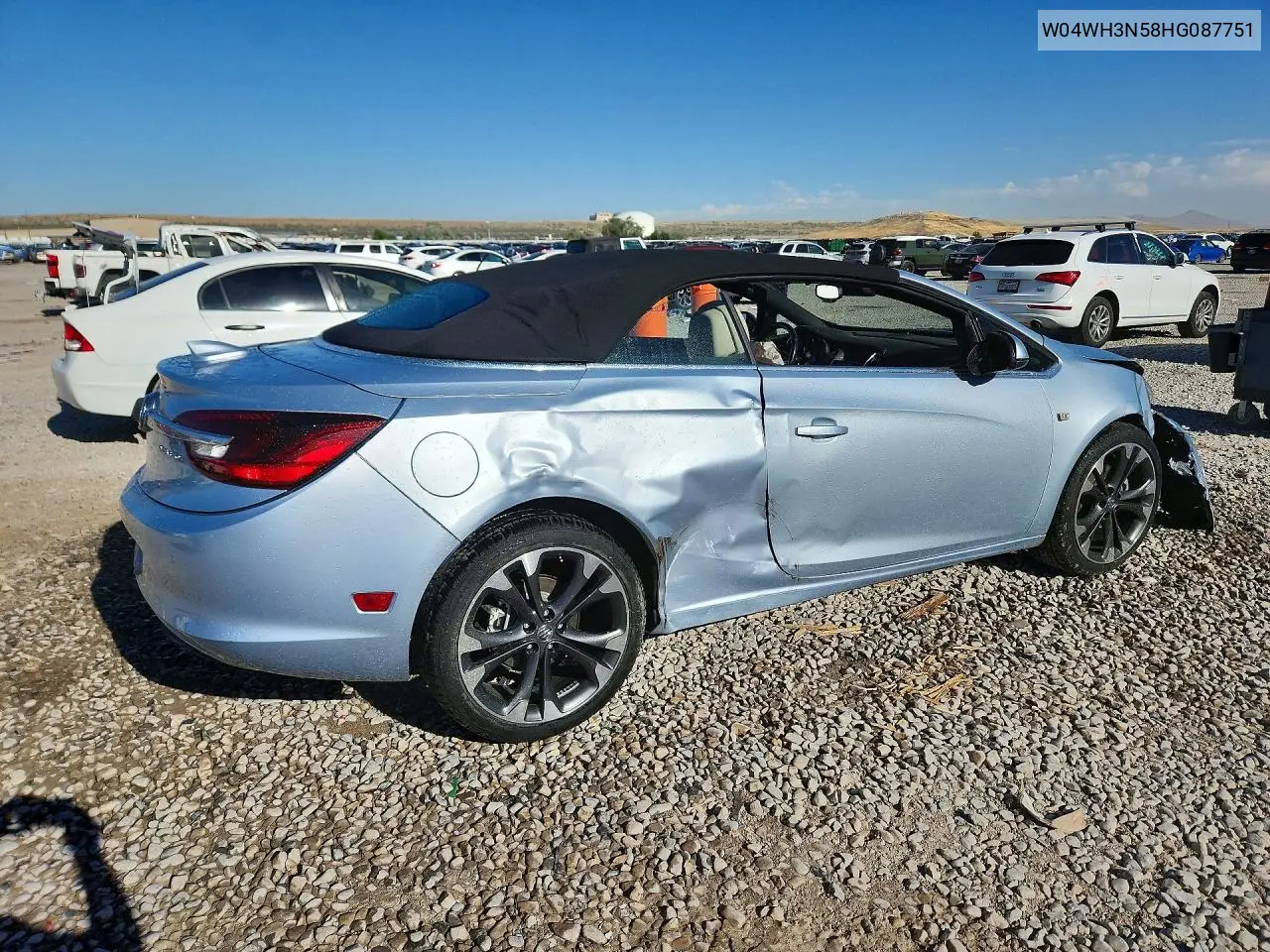 2017 Buick Cascada Premium VIN: W04WH3N58HG087751 Lot: 60398116