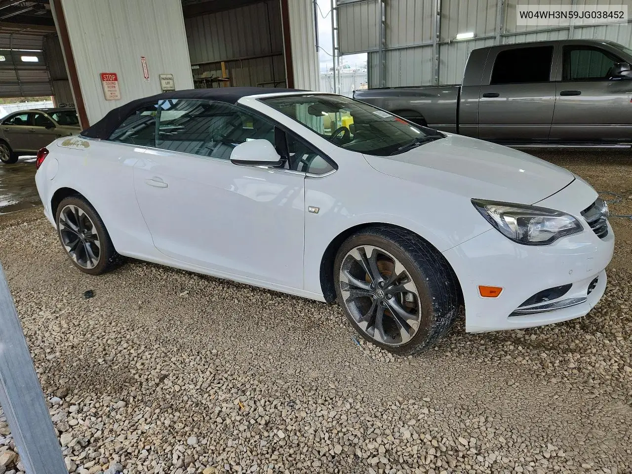 2018 Buick Cascada VIN: W04WH3N59JG038452 Lot: 55392716