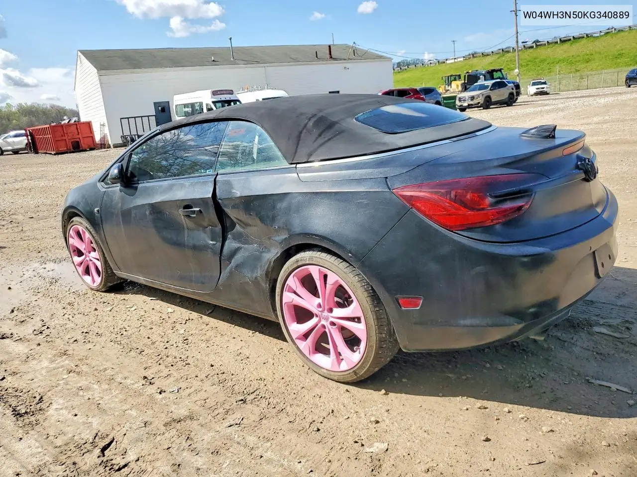 2019 Buick Cascada Premium VIN: W04WH3N50KG340889 Lot: 52187926