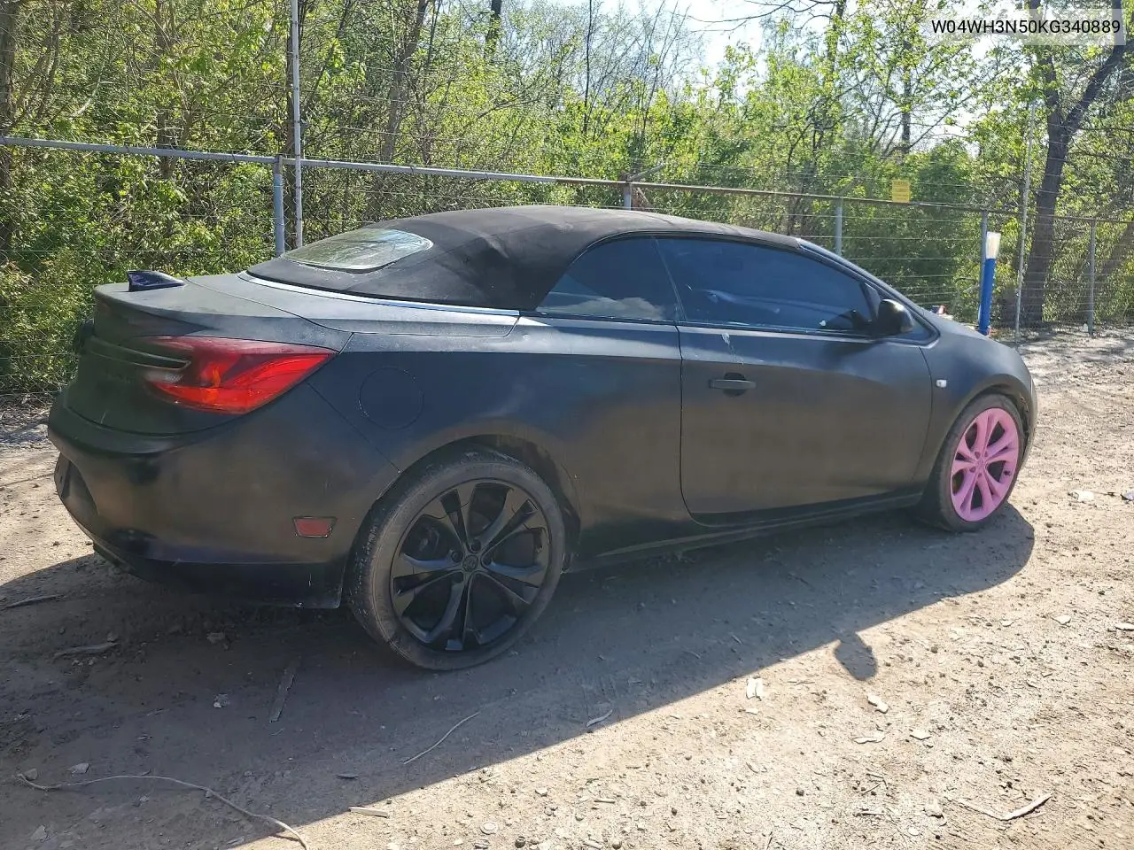 2019 Buick Cascada Premium VIN: W04WH3N50KG340889 Lot: 52187926