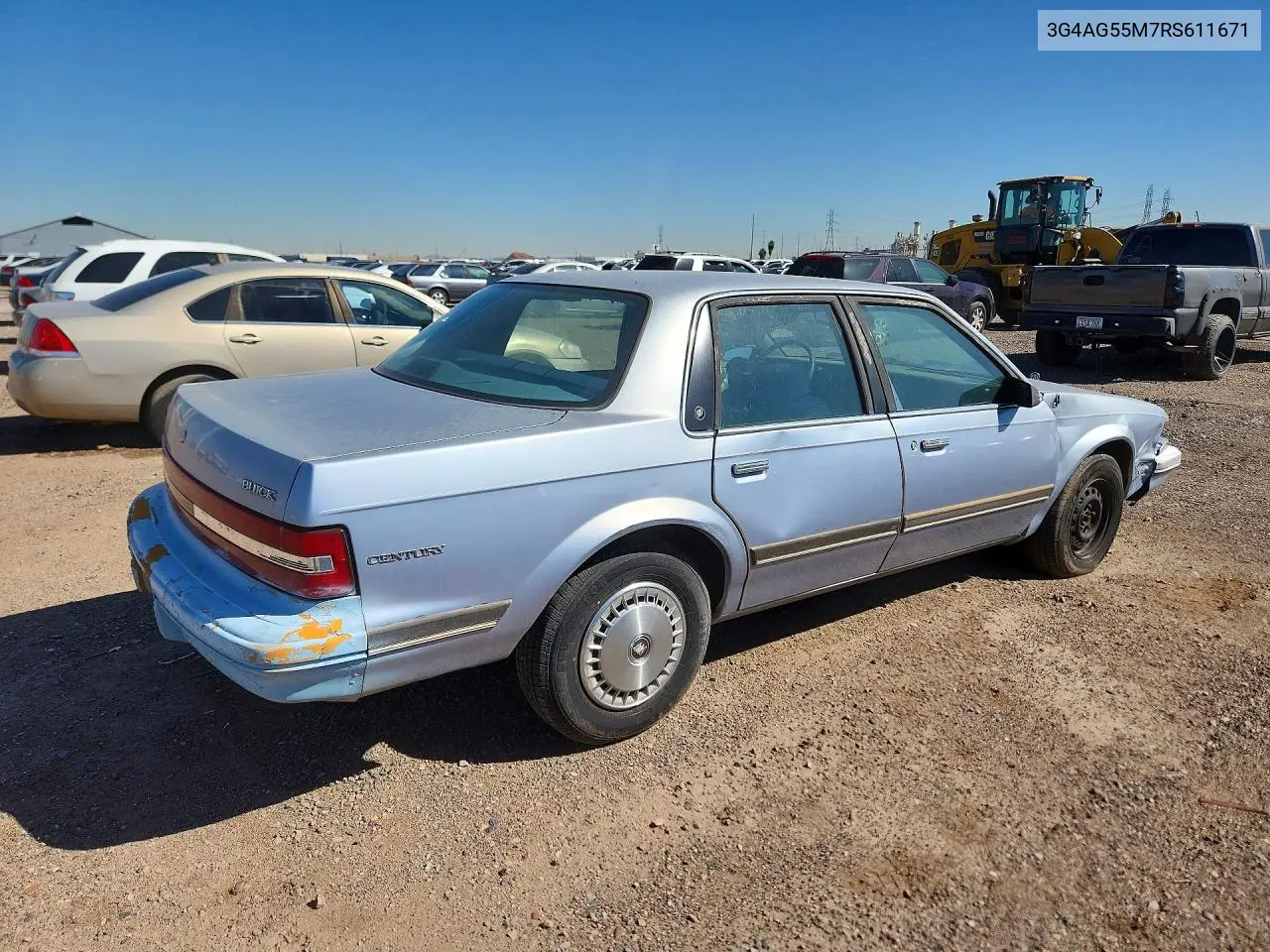 1994 Buick Century Special VIN: 3G4AG55M7RS611671 Lot: 79032725