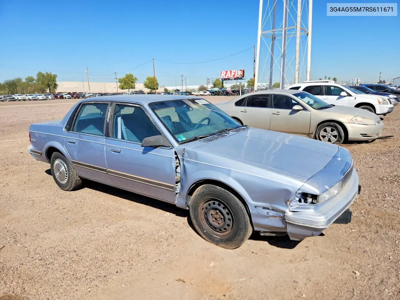 1994 Buick Century Special VIN: 3G4AG55M7RS611671 Lot: 79032725