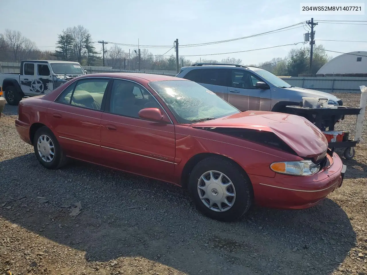 1997 Buick Century Custom VIN: 2G4WS52M8V1407721 Lot: 49489756
