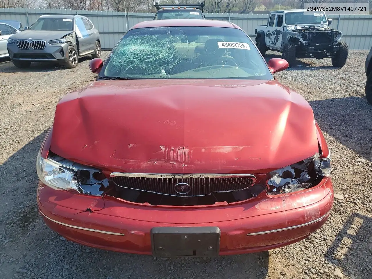 1997 Buick Century Custom VIN: 2G4WS52M8V1407721 Lot: 49489756