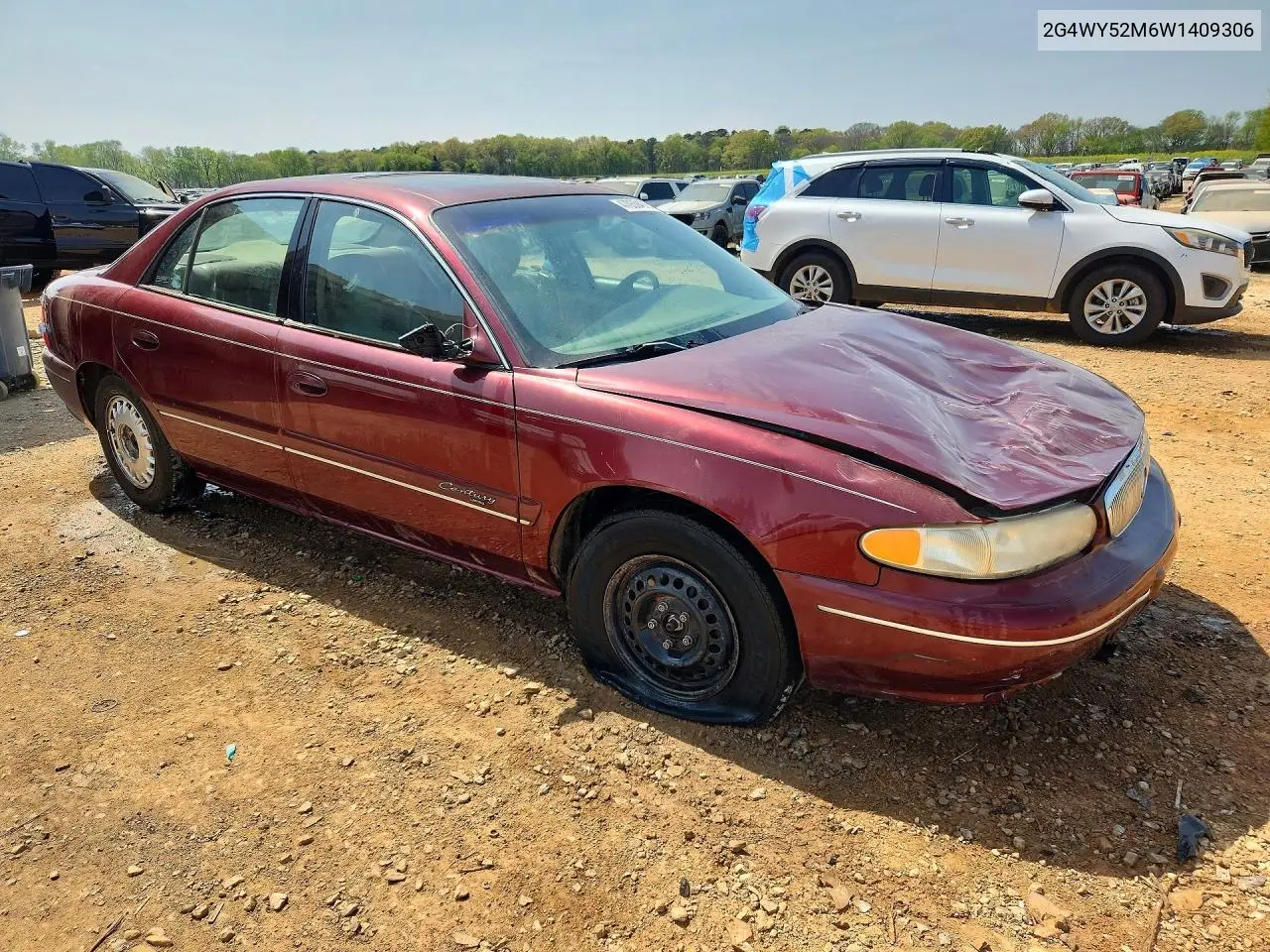 1998 Buick Century Limited VIN: 2G4WY52M6W1409306 Lot: 47050406