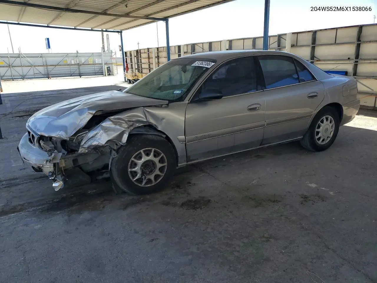 1999 Buick Century Custom VIN: 2G4WS52M6X1538066 Lot: 56621306