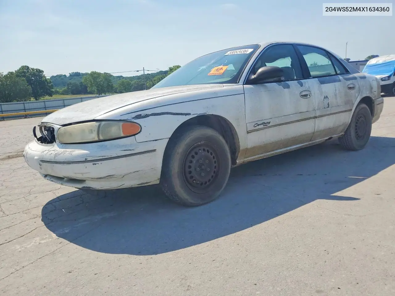 1999 Buick Century Custom VIN: 2G4WS52M4X1634360 Lot: 58083436