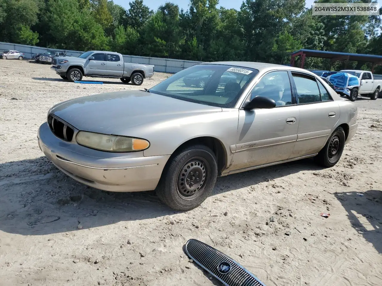 1999 Buick Century Custom VIN: 2G4WS52M3X1538848 Lot: 68590315