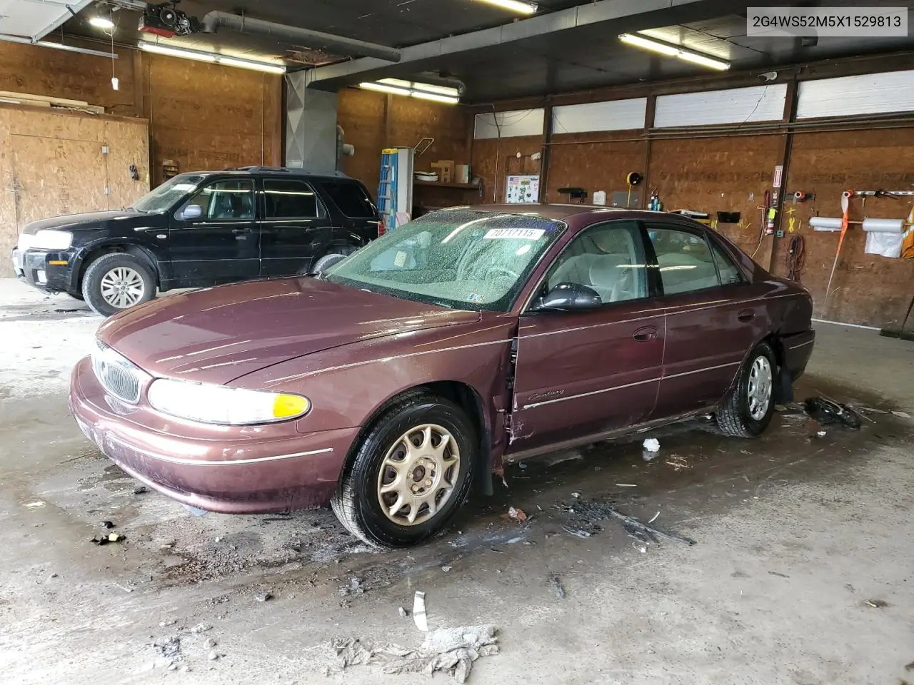 1999 Buick Century Custom VIN: 2G4WS52M5X1529813 Lot: 70717115