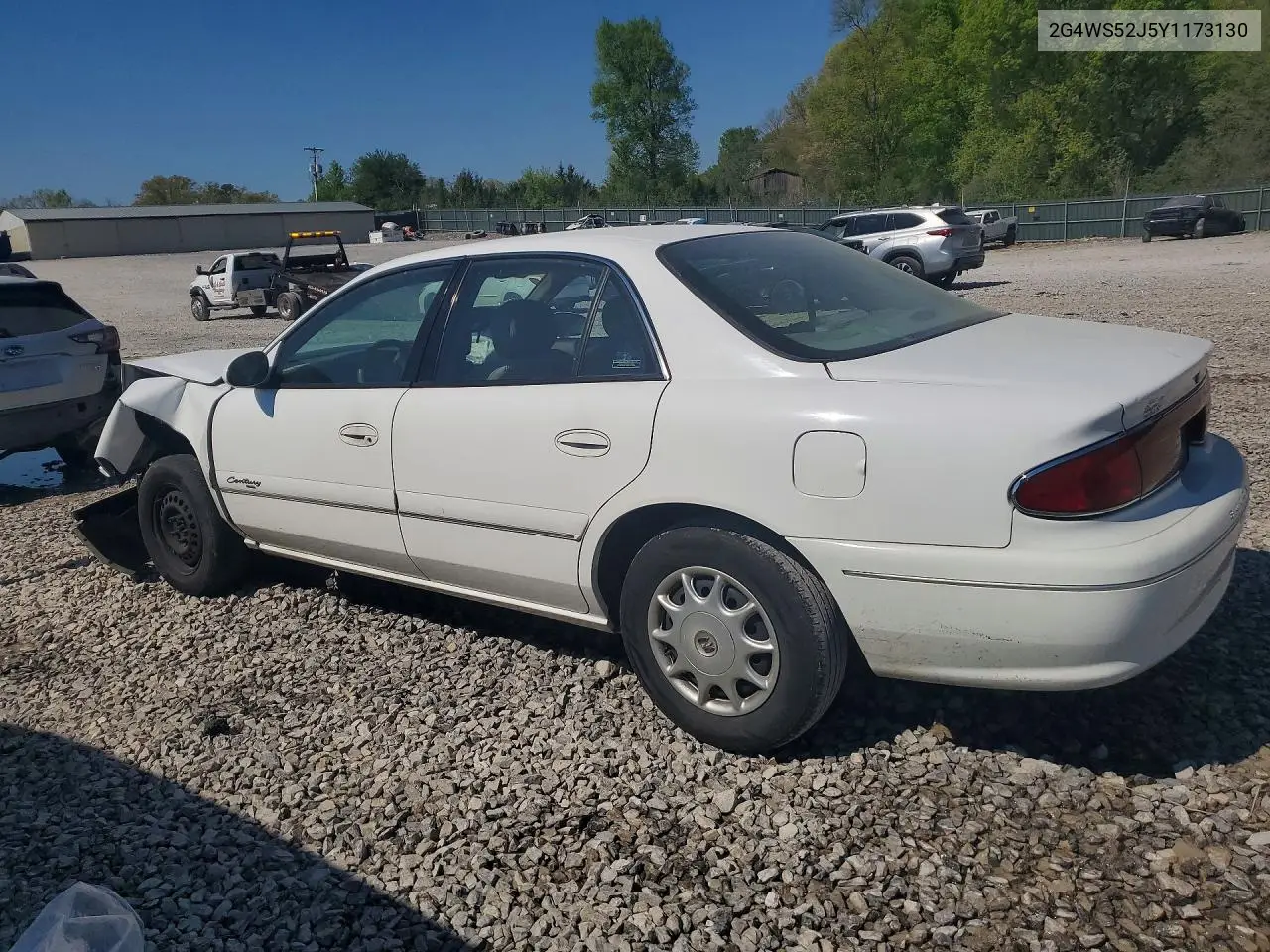 2000 Buick Century Custom VIN: 2G4WS52J5Y1173130 Lot: 49334926