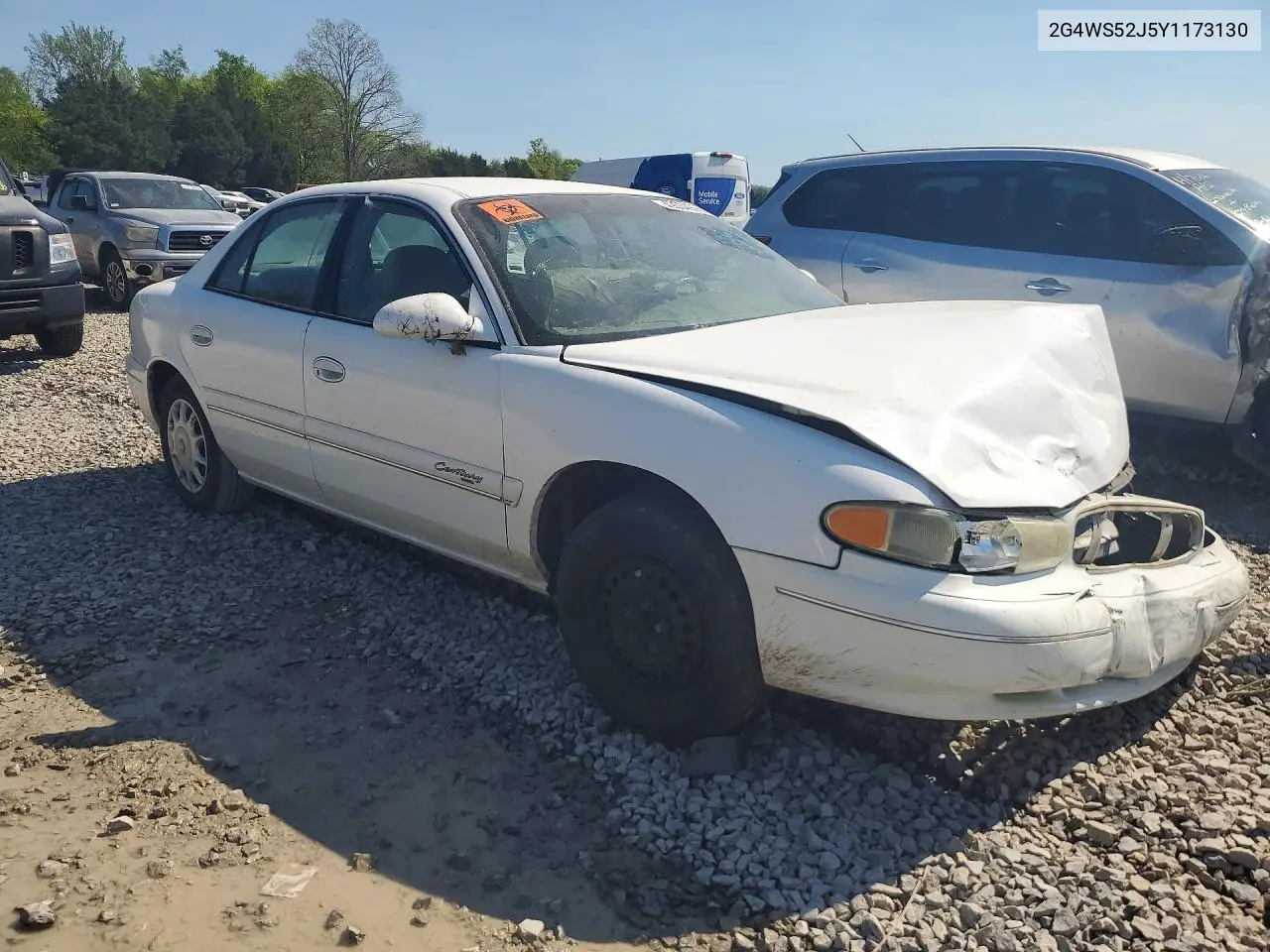 2000 Buick Century Custom VIN: 2G4WS52J5Y1173130 Lot: 49334926